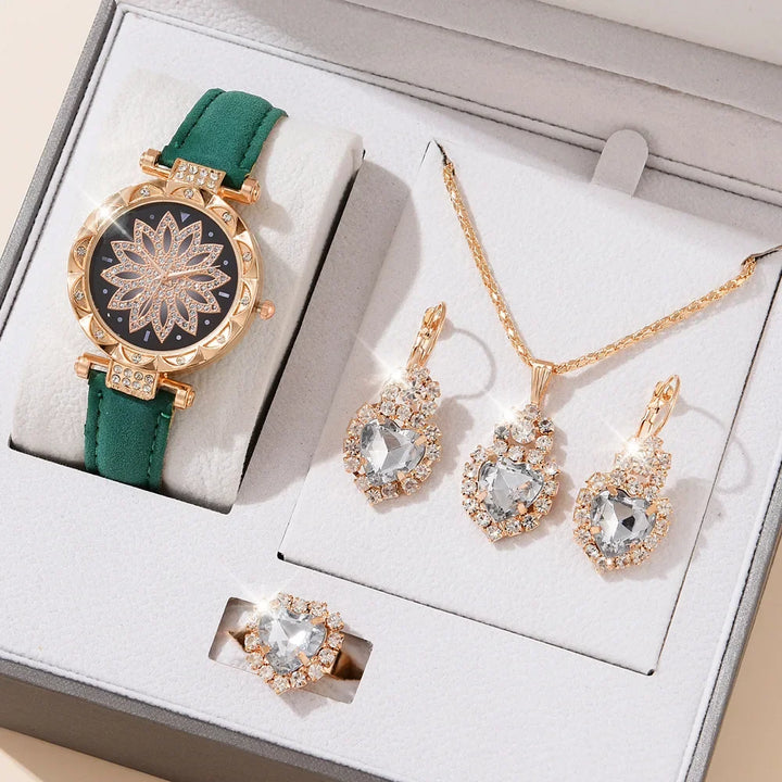 5pcs Set Watches Women