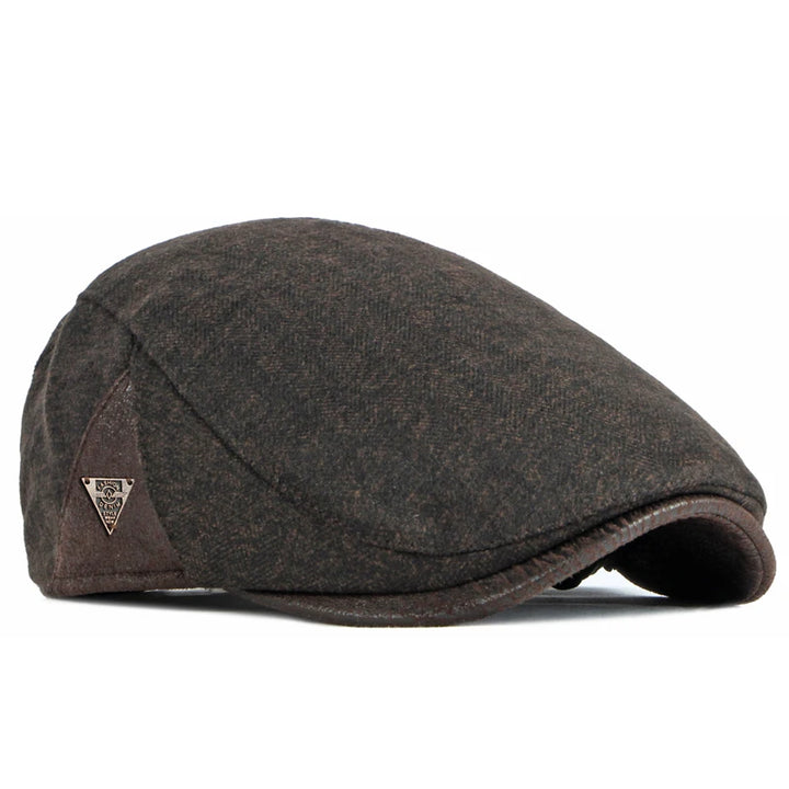 Retro Ivy Flat Cap for Men