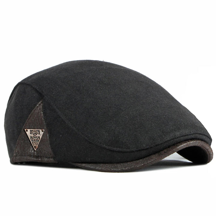 Retro Ivy Flat Cap for Men