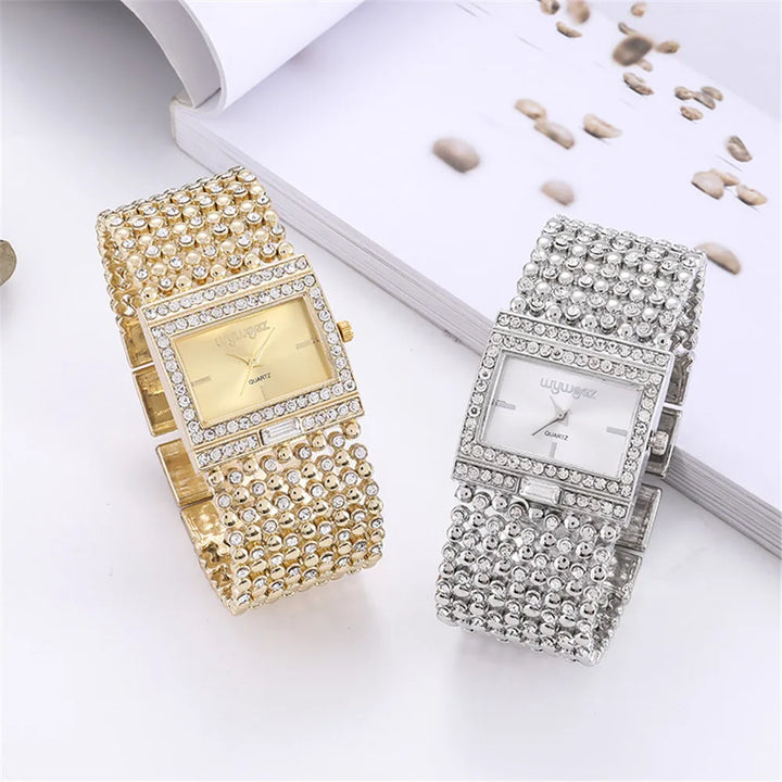 Luxury Gold Diamond Women’s Watch